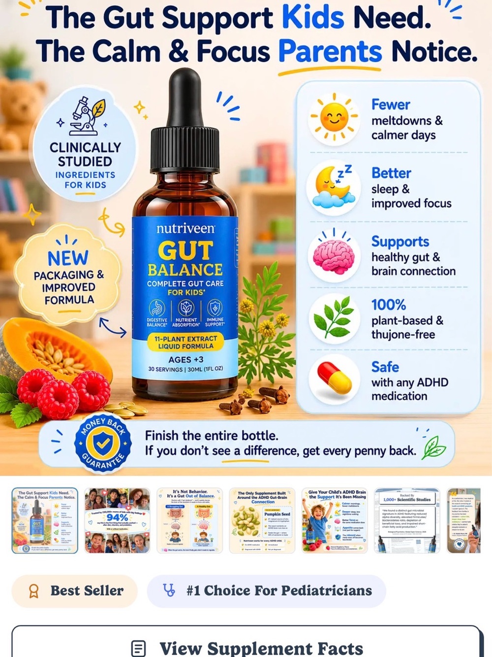 Nutriveen Gut Balance. For kids.